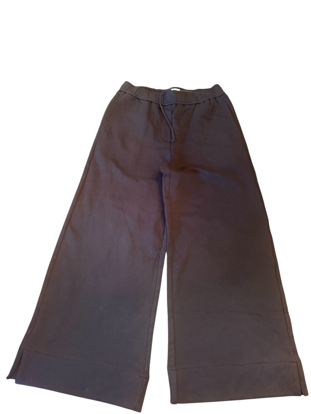 Shiny by Nature Black wide leg sweatpants